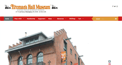 Desktop Screenshot of firemanshallmuseum.org